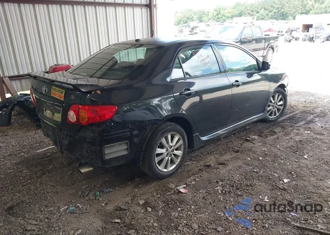 2009 Toyota Corolla S z USA, uszkodzony, nr VIN 2T1BU40E19C169124
